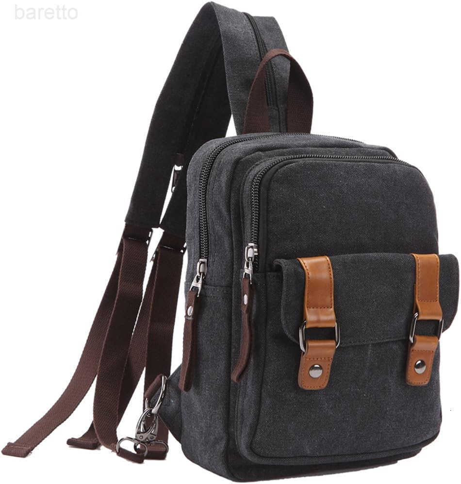 Small Cute Backpack Vintage Casual Canvas Shoulder Bag Daypack 8528bagBlack Z250909