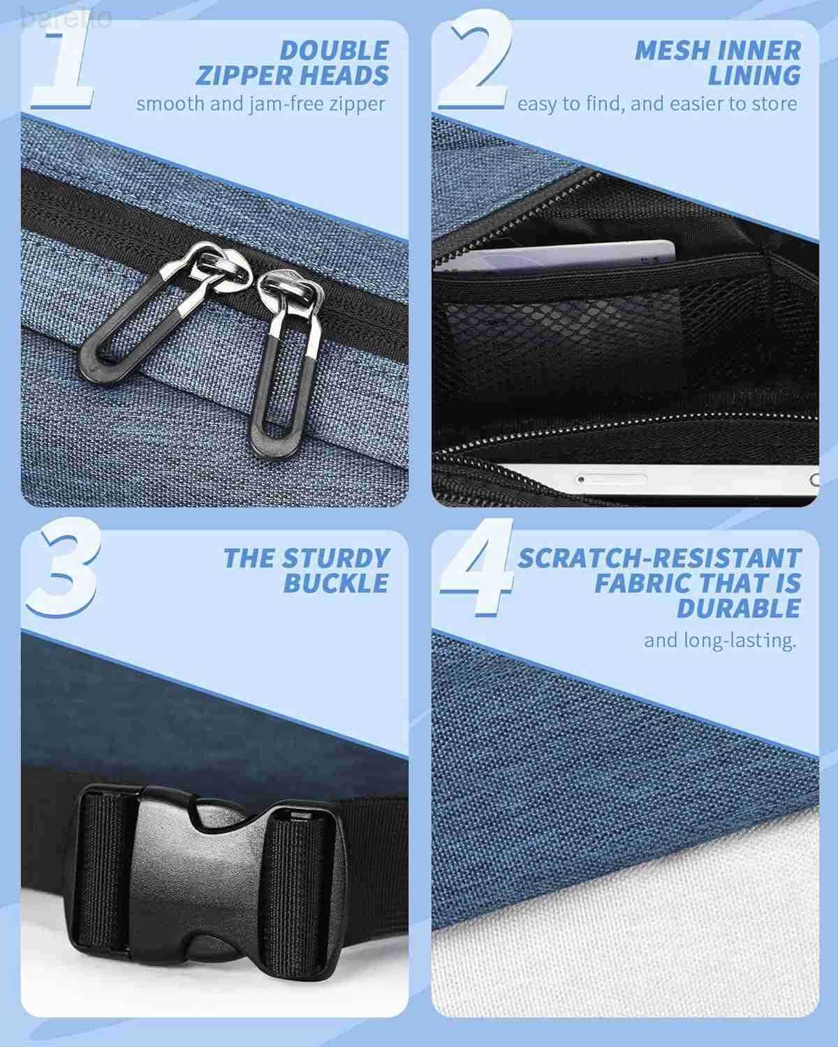 Pack For WomenCrossbody Sling Bags For WomenWaist Packs For MenBelt Bags Travel Fanny PackCasual Daypack Shoulder Bag Running Tactical Man Purse Z2509