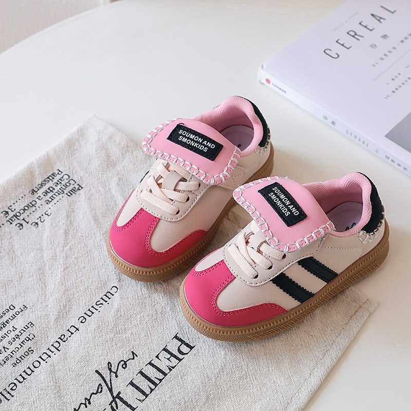 Childrens casual sports shoes size 26-36 Panther boys and girls De training shoes Four season model 100 anti slip childrens board shoes W250407