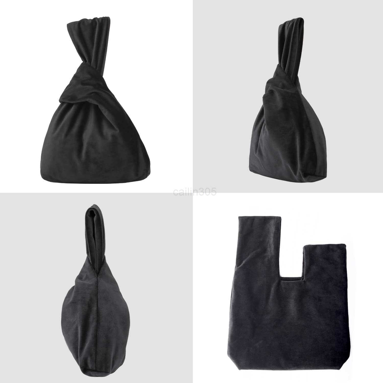 Clutch Purses for WomenVelvet Knot Evening Bag Wristlet Purse for Wedding Prom Z25909