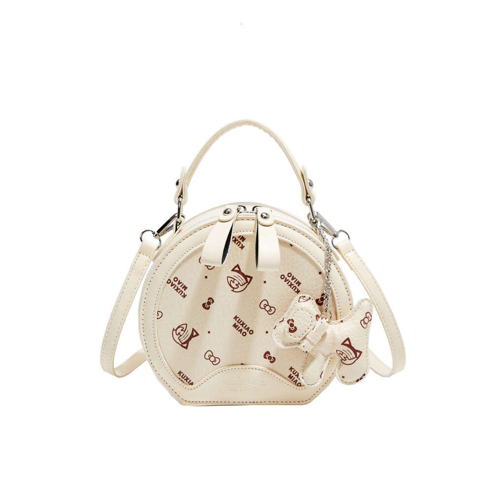 Kong Light Hong Luxury Cake For Women 2025 New Round Small Bag High-Quality Texture Spring Summer Crossbody Handbag