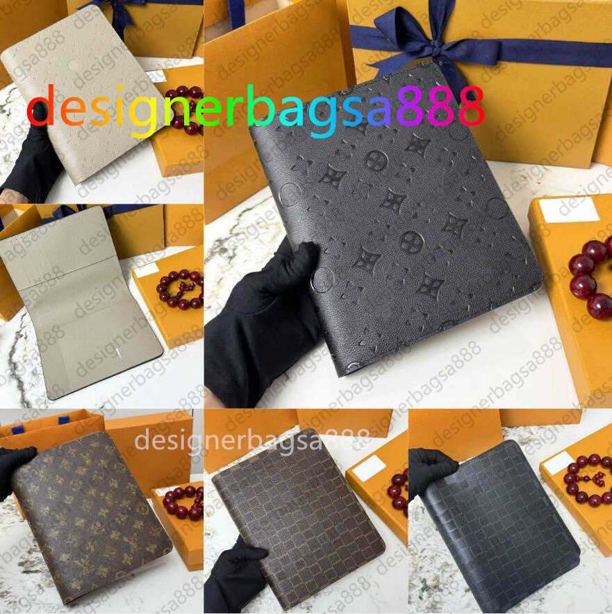 20100 TOP Designer Agenda Large Desk agenda Cover Holders Business Notebook Diary Protective Case Card Holder Wallets Desktop Designers Notepad unisex 23 cm