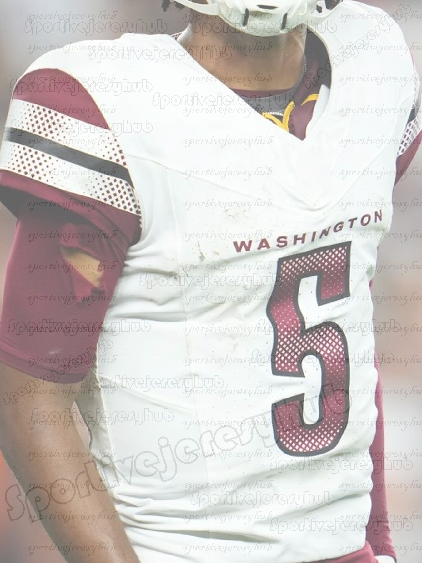 Jayden Daniels 2025 Alternate Football Jersey Terry McLaurin Croskey-Merritt Sainristil Tayloy Frankie Luvu Wagner Samuel Williams Custom Stitched Bre