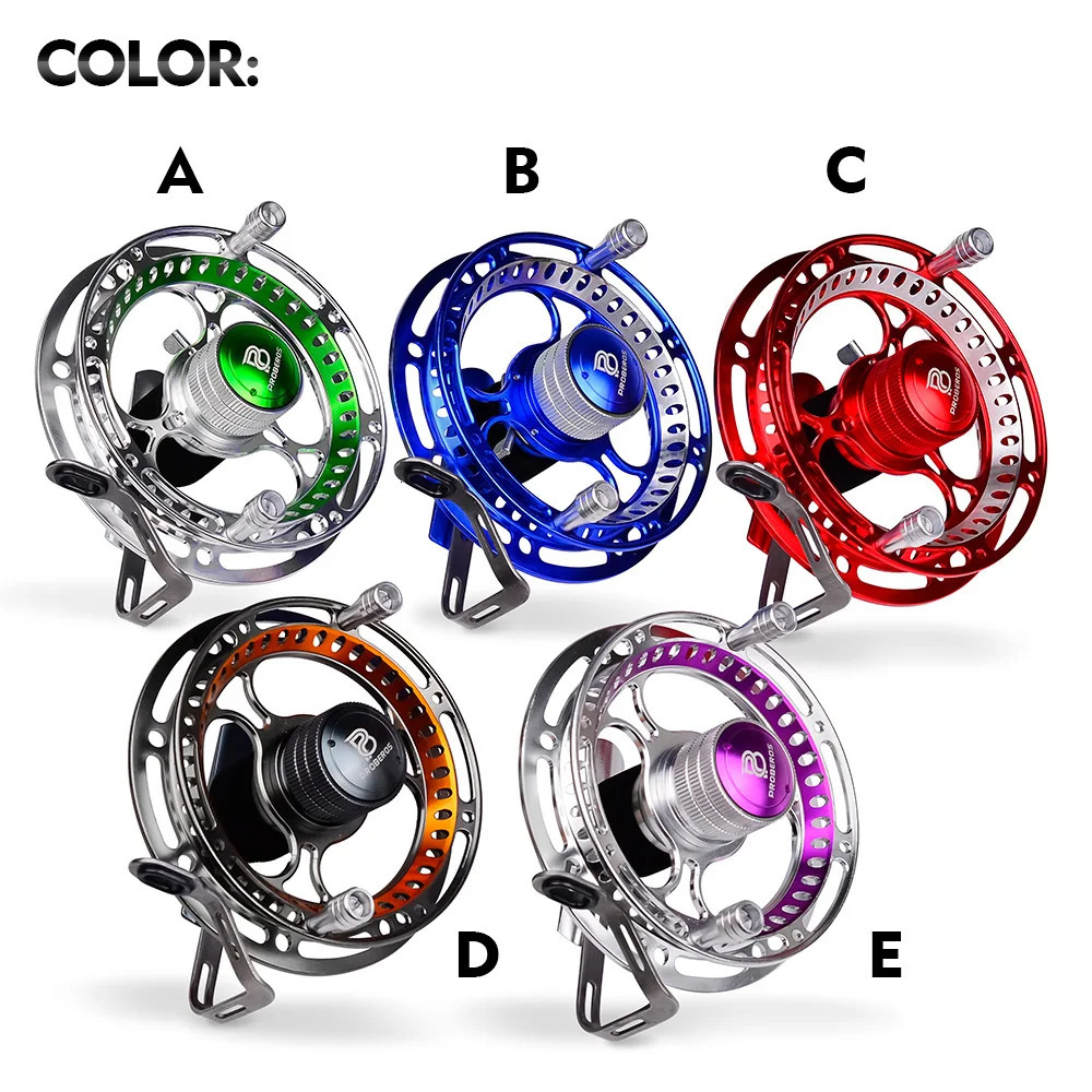 Metal Fly Fishing Reel Full Metal Spinning Gear Raft Casting Lightweight Hand Dial Drag Release Wheel For Sea Freshwater Fishing 250909