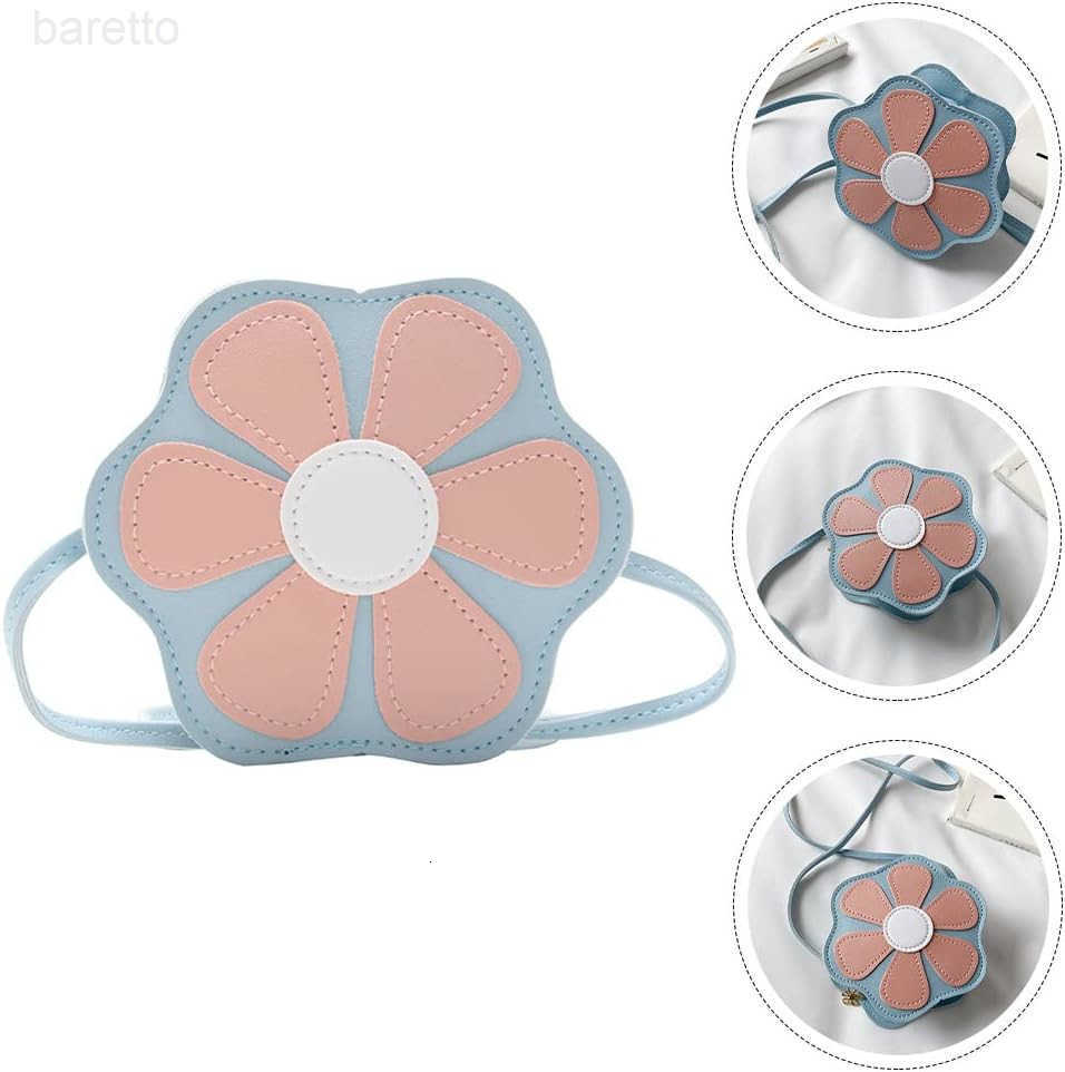 Little Crossbody Bag Purse Flower Shaped Mini SingleShoulder Bag Handbag Pouch Cute Daisy BagBlue Z250909