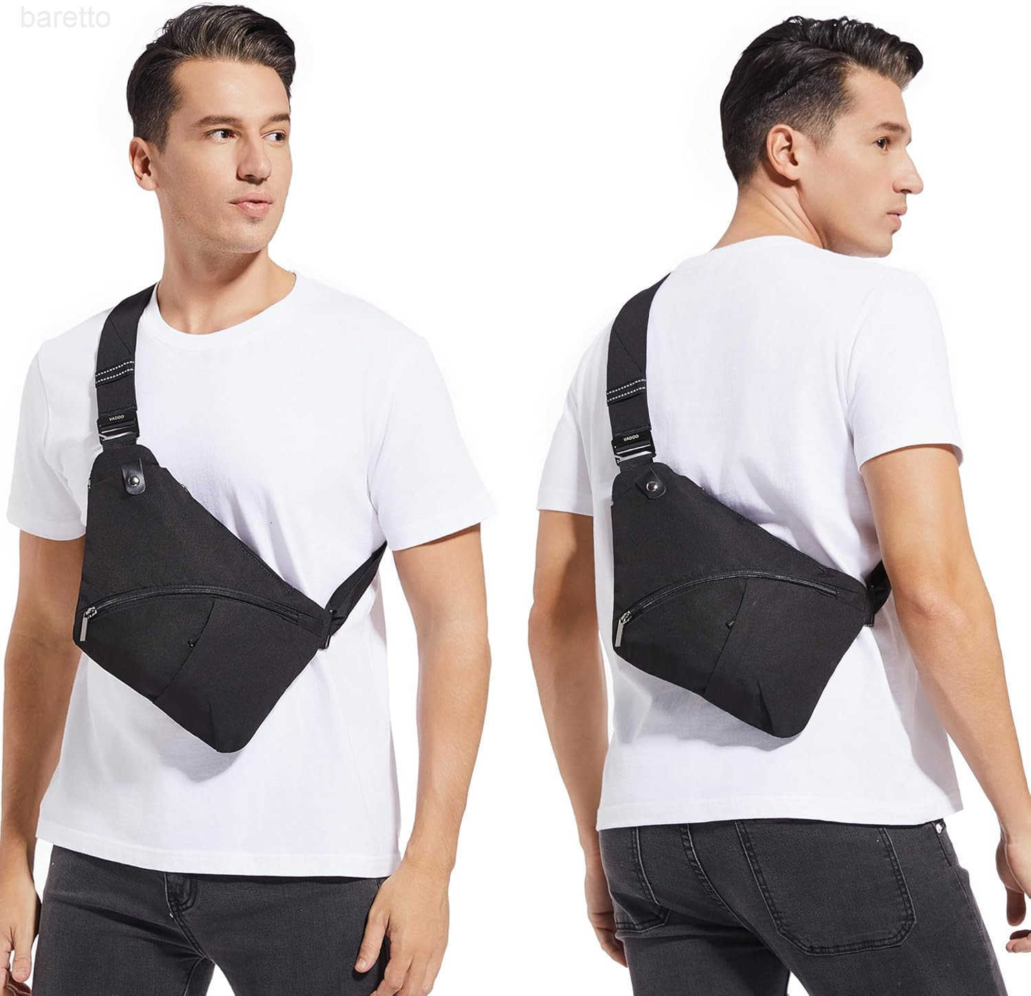 Sling Bag for Men and Women Anti theft Crossbody Bag Lightweight Shoulder Chest Bag for Travel Gym Z250910