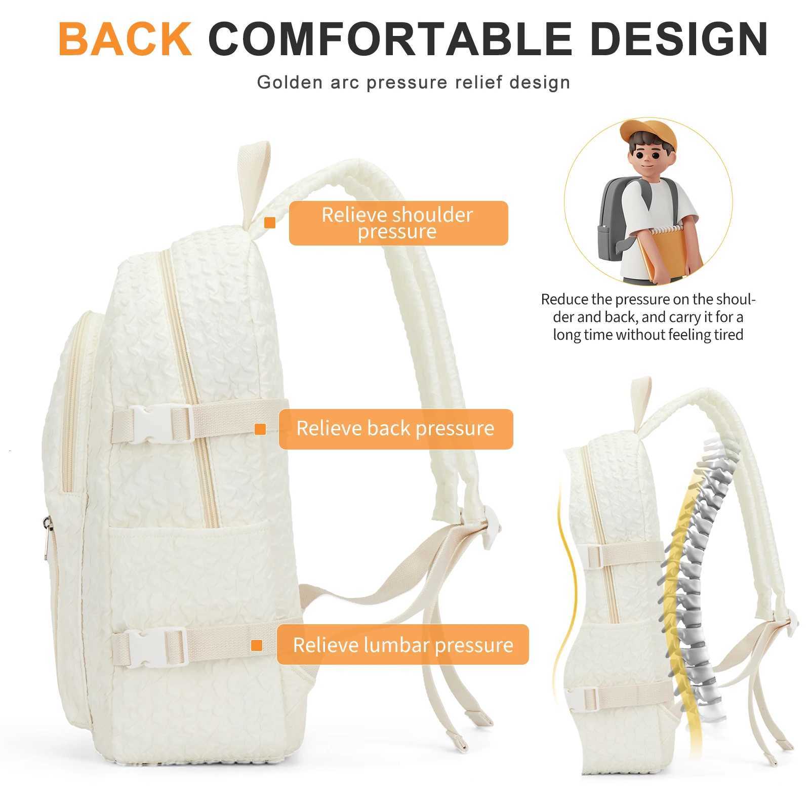 Backpack for Women Men Casual School Backpack Teen 156 inch Bookbag Lightweight Travel Rucksack College Laptop Backpack H250908