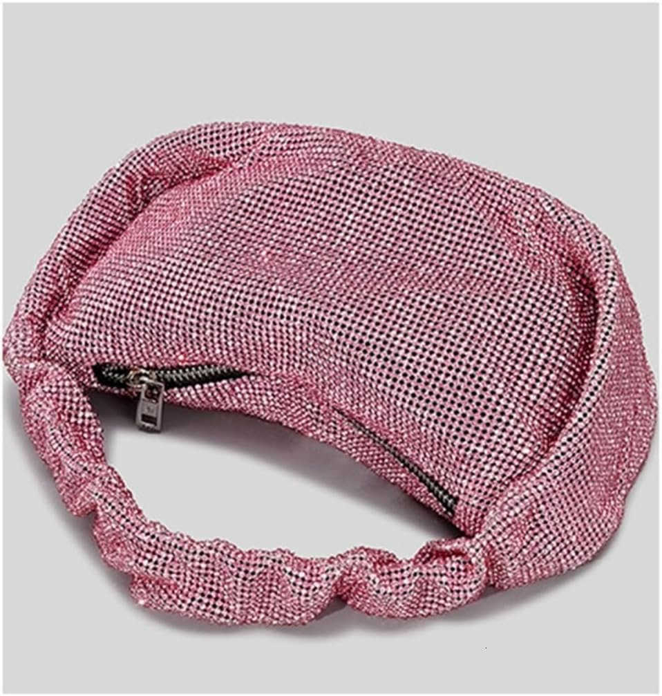 Bling Evening Clutch Bag Sparkly Rhinestone Purse Crystal Dumpling Bag Party Wedding Handbag Z25909