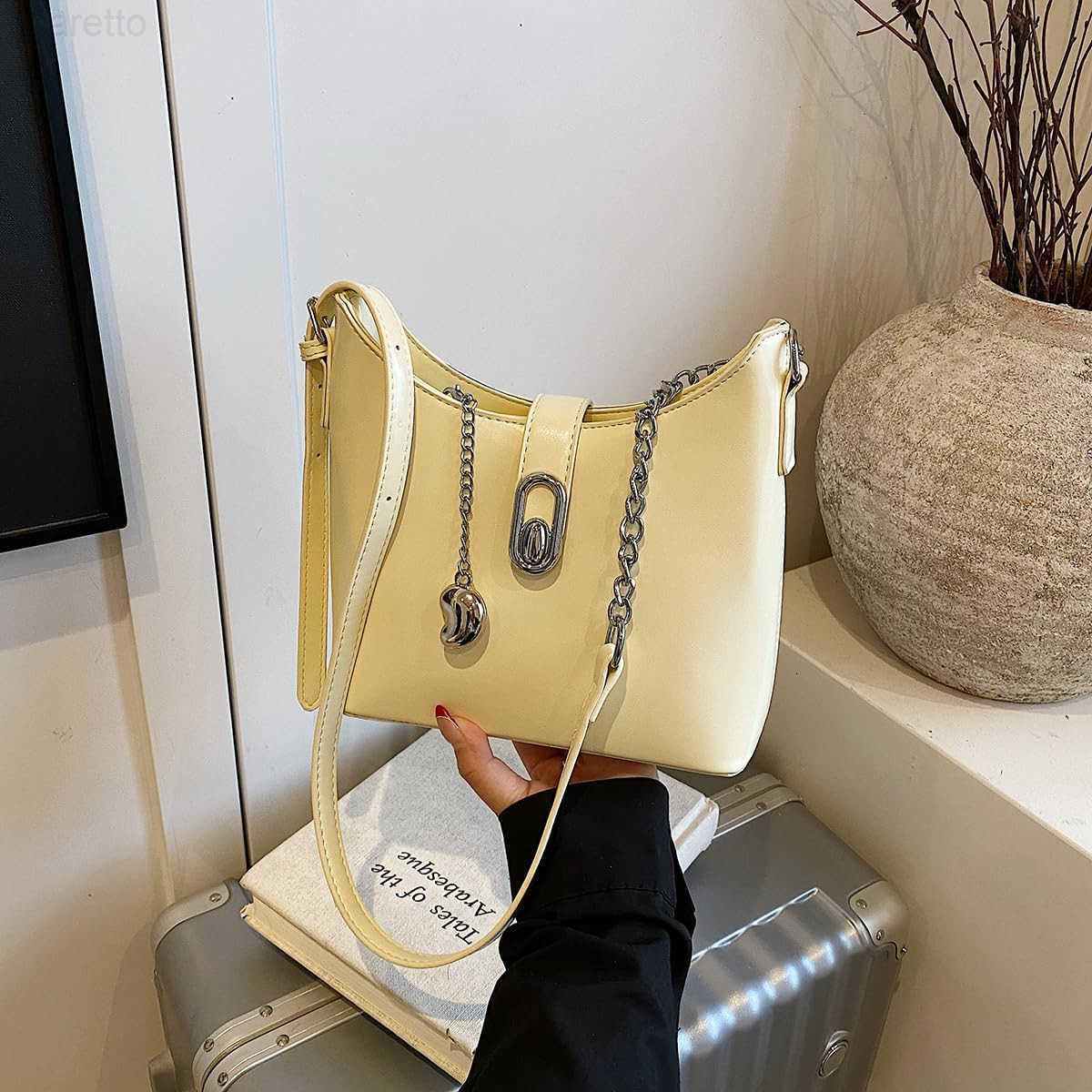 handbag singleshoulder bag shoulder strap and zipper closed crossbody bag ladies handbag Z250909