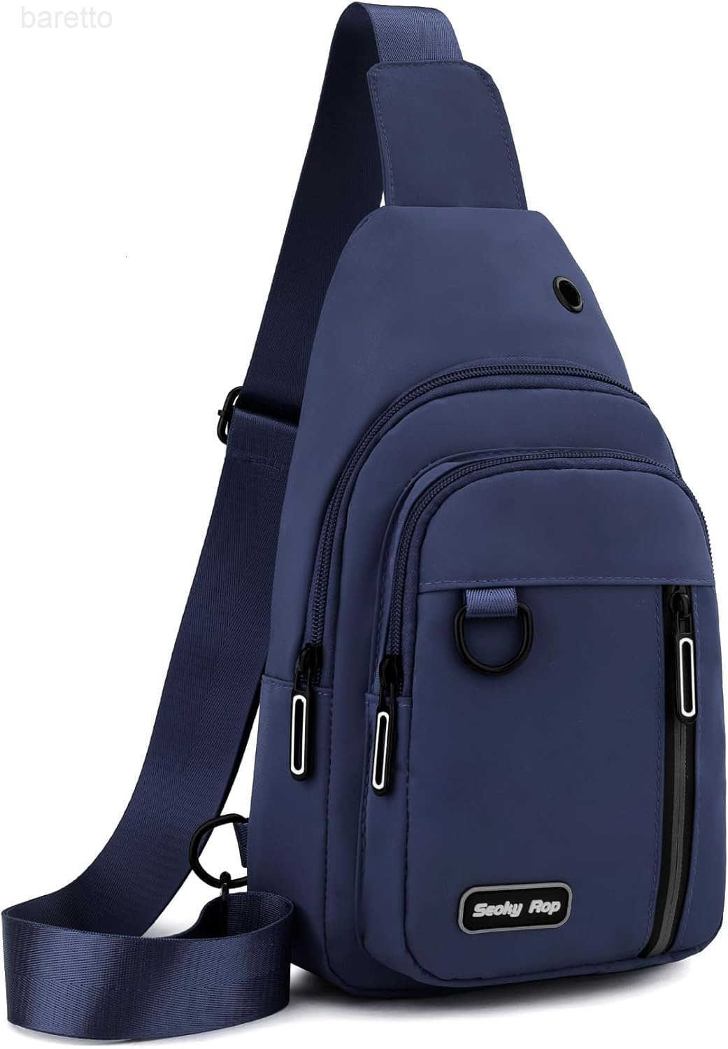 Rop Sling Bag for Women Men One Shoulder Crossbody Bag Backpack Fanny Pack Cross Body Bags for Travel Day Trip Black Z250909