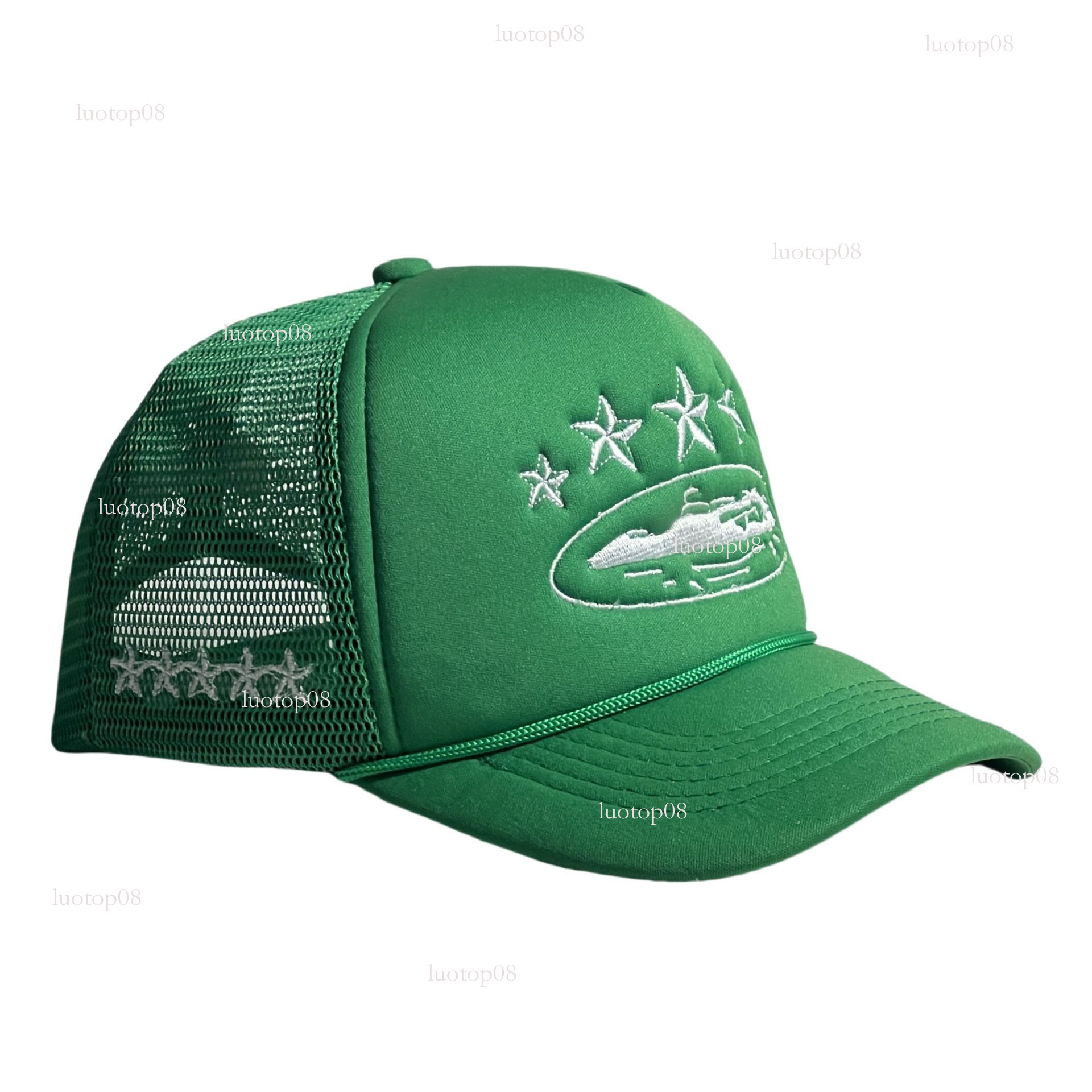 fashion designer new trendy brand baseball personalized cruise ship embroidery fivepointed truck fashion star mesh cap luxurious casual hat