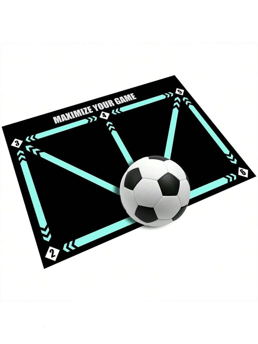 Soccer ball control training mat Stable and silent rubber base Digital Guidance Improve ball sense daily training 250909