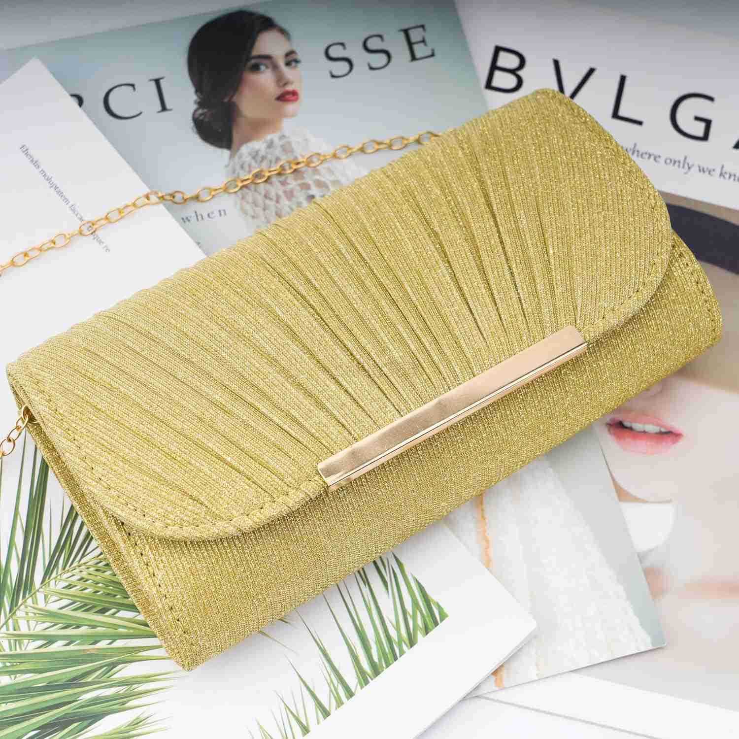Bag Clutch Purses Sparkling Party Handbag for Women Wedding Formal Purse for Dressy Z25909