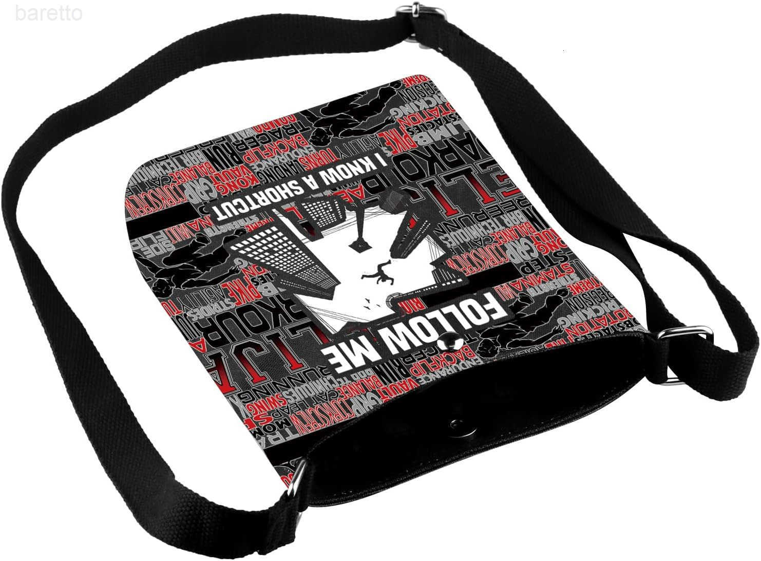 Parkour Gifts Follow Me I Know a Shortcut Crossbody Bag Parkour Lover Gifts Freerunner Gift Traceur Shoulder Small Bag Z250909