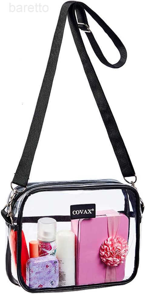 Crossbody Bag Stadium Approved Clear Purse Bag for Concerts Sports Events Z250909