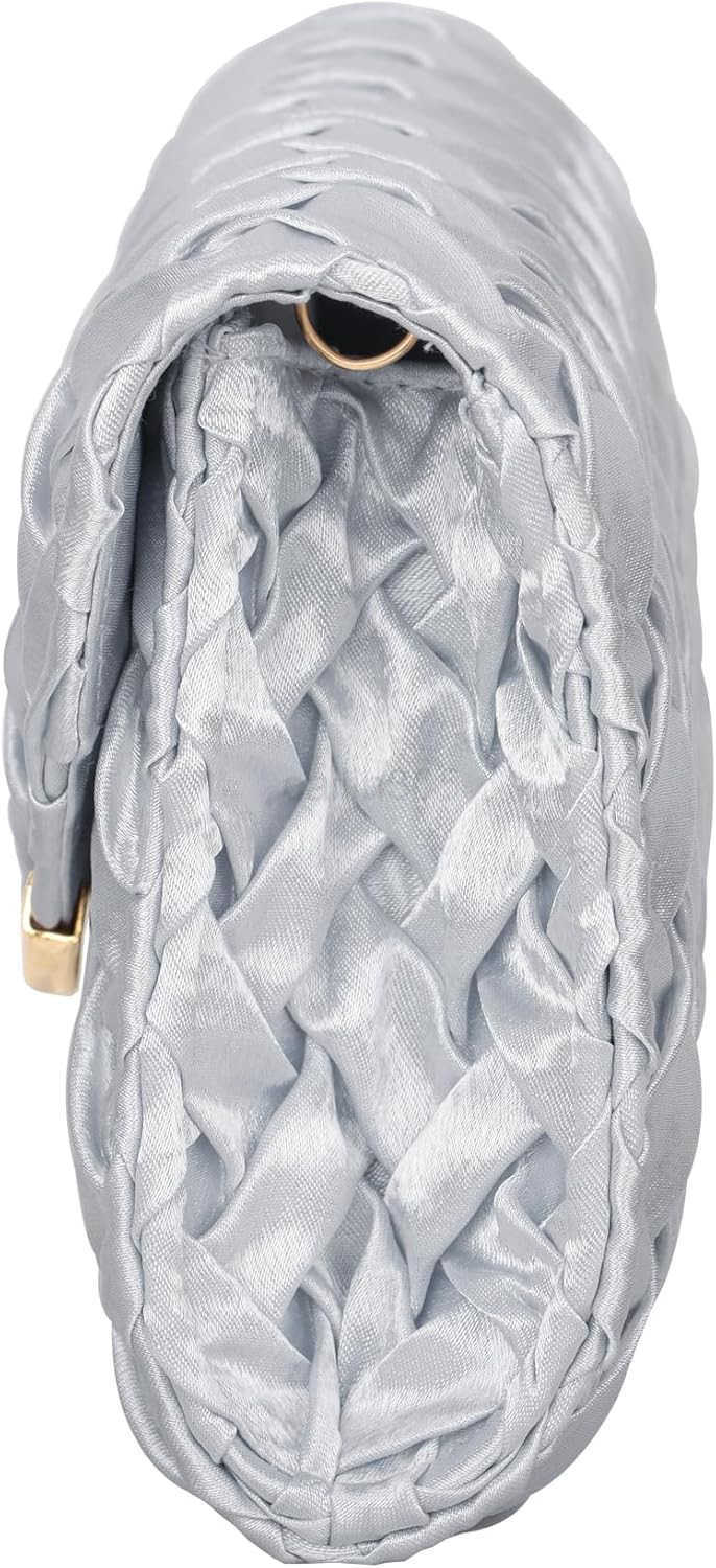 Evening Bag Women Small Dressy Clutch Handbag Formal Purse for WeddingPromBlack tie Party Z25909