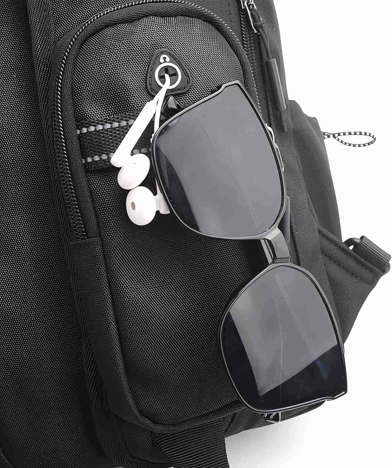 small waterproof sling bag with water bottle holder crossbody sling backpack for men women chest bag for hiking travel Z250909