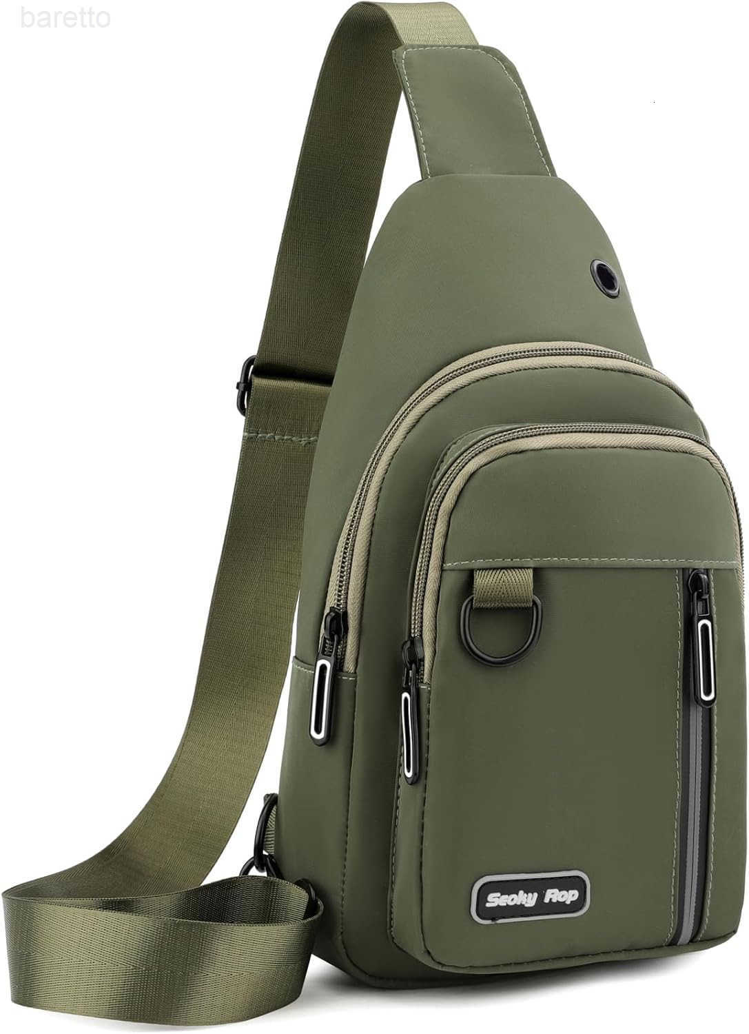 Rop Sling Bag for Women Men One Shoulder Crossbody Bag Backpack Fanny Pack Cross Body Bags for Travel Day Trip Black Z250909