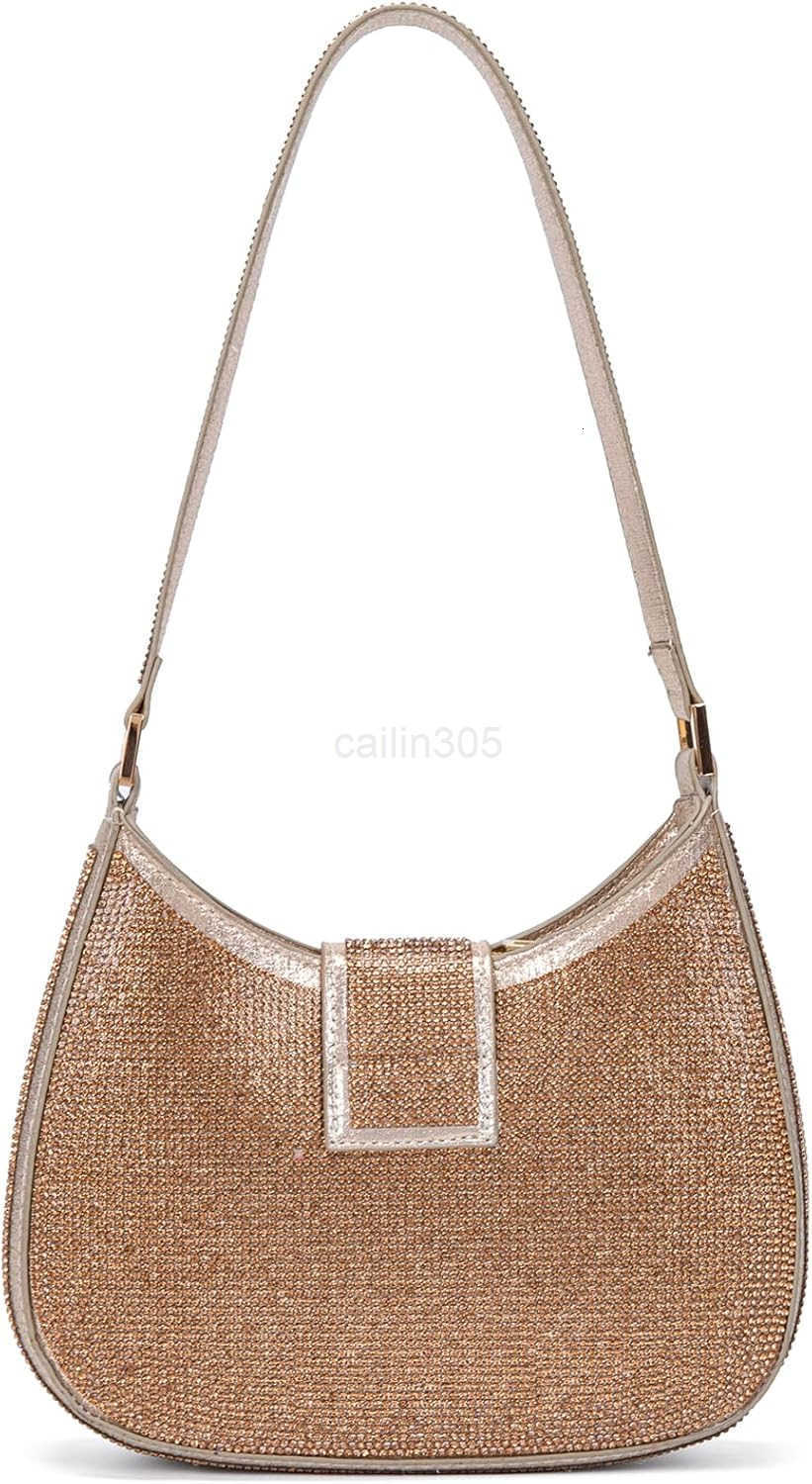 Evening Handbags Sparkling Crystal Purse Daily Casual Shoulder Bag Z25909