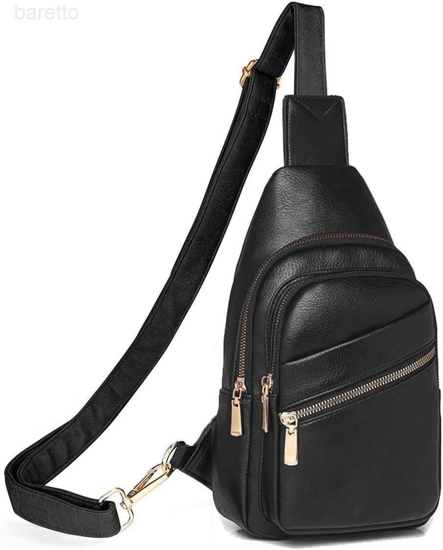 Bag for Men Crossbody Chest Bag Over the Shoulder Purse Casual Sling Backpack for Travel Hiking Cycling Z250909