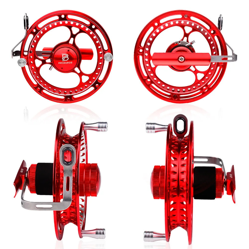 Metal Fly Fishing Reel Full Metal Spinning Gear Raft Casting Lightweight Hand Dial Drag Release Wheel For Sea Freshwater Fishing 250909