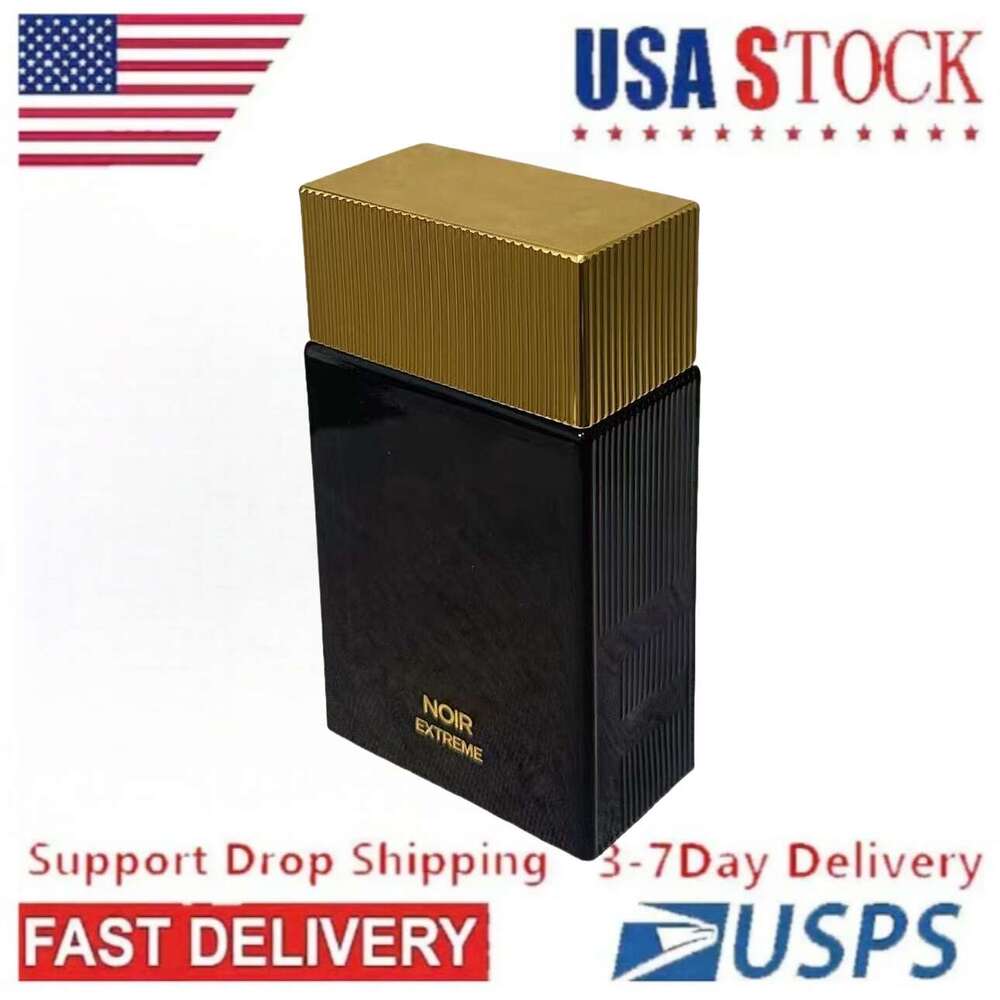 US 3-7 day Noir extreme cologne mens perfume designer women perfume High quality cologne perfume spray 100ml Good smell Keep neutral for a long time spray Good quality