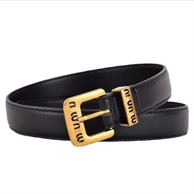 Women designer belt versatile luxury belt man plated gold solid color letter buckle leather belts for woman adjustable sized 95-115cm thin waistband