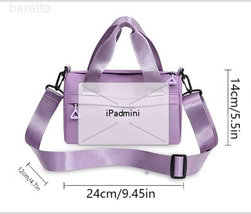 Gym Bag Casual Single Shoulder Crossbody Oxford Cloth Tote Z250909