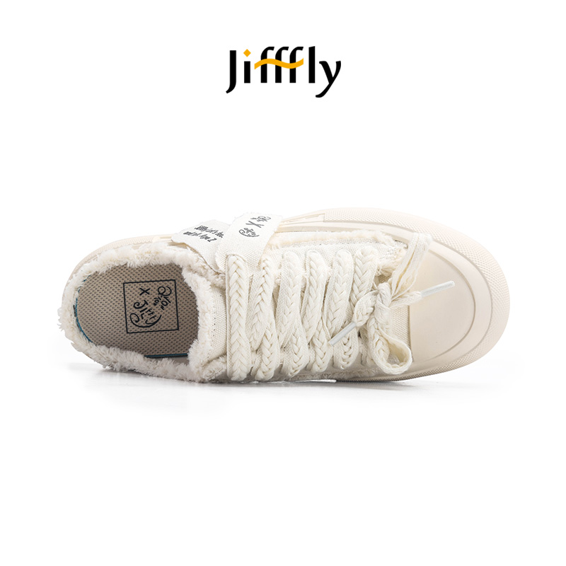 Jifffly Women's Breathable Summer Sandals - Casual White Sneakers for ComfortJFY-220