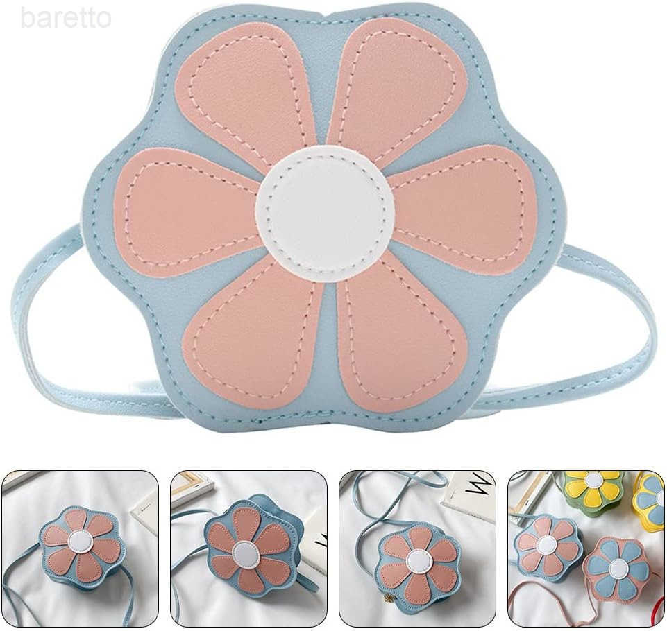 Little Crossbody Bag Purse Flower Shaped Mini SingleShoulder Bag Handbag Pouch Cute Daisy BagBlue Z250909