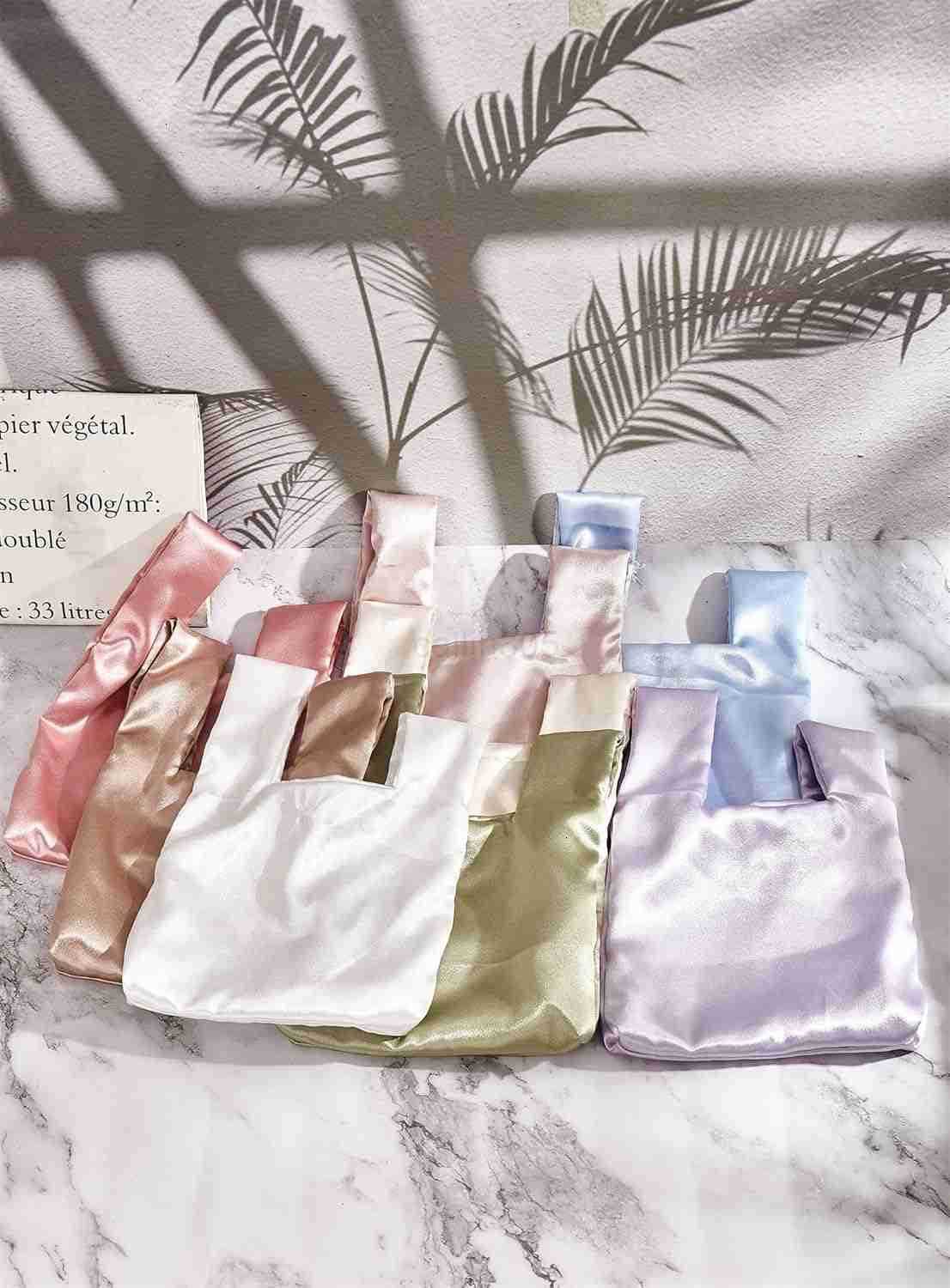 Satin Evening Bag Clutch Handbag Mini Purse Small Wristlets Tote Wedding Party Bags Z25909