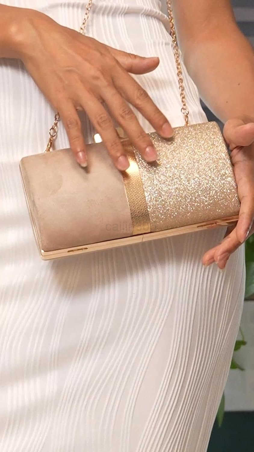 Sequin ColorBlock Clutch Purse Glamorous Evening Bag for Women Luxury Wedding Prom Party Handbag Z25909