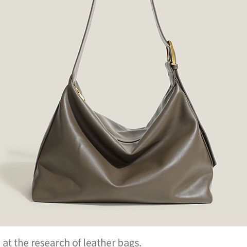 Large Capacity Women's Shoulder Bag Soft Leather Minimalist Style Handbag design Autumn New Designer Casual And Fashionable Commuting