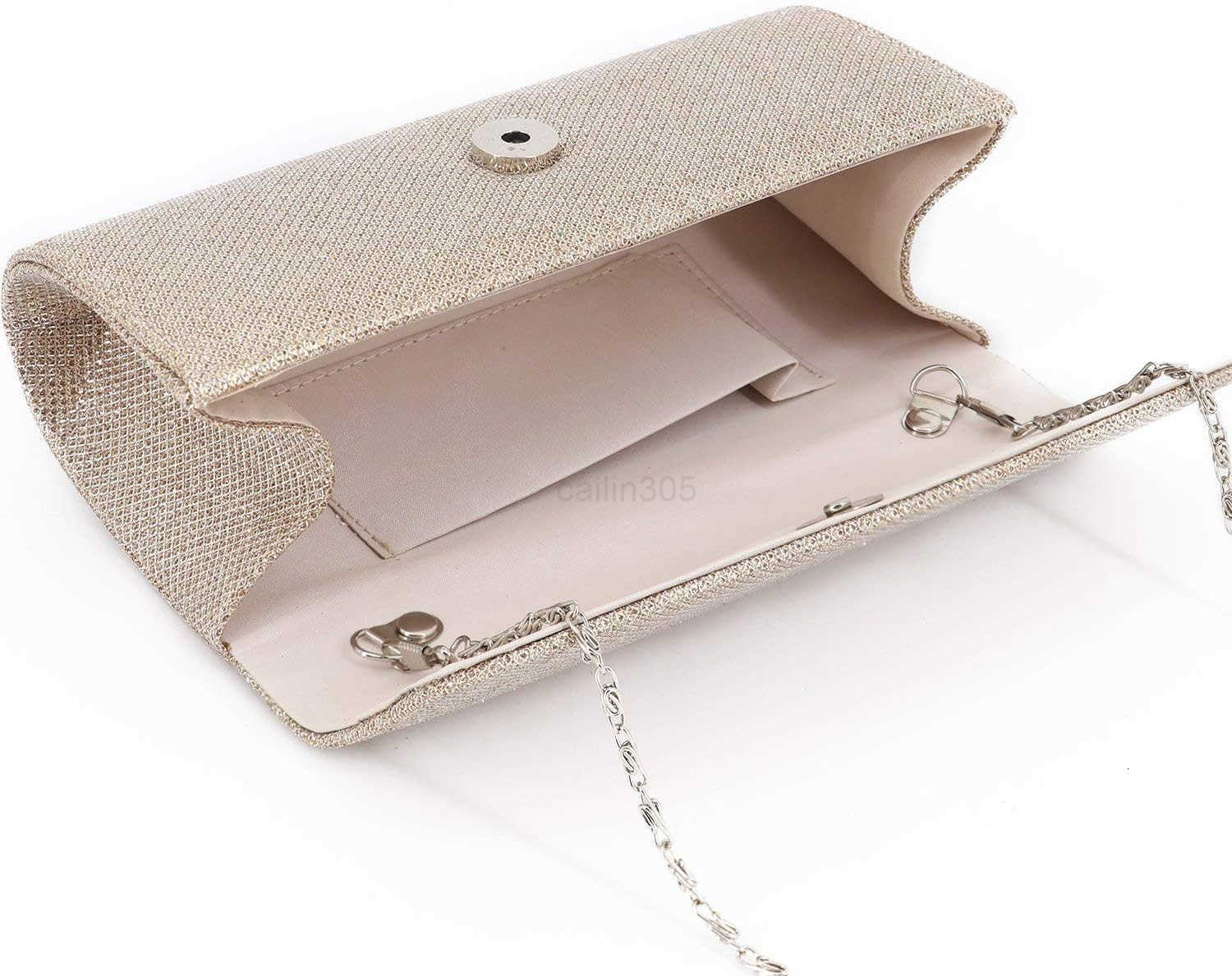 Flap Dazzling Small Clutch Bag Evening Bag With Detachable Chain Z25909