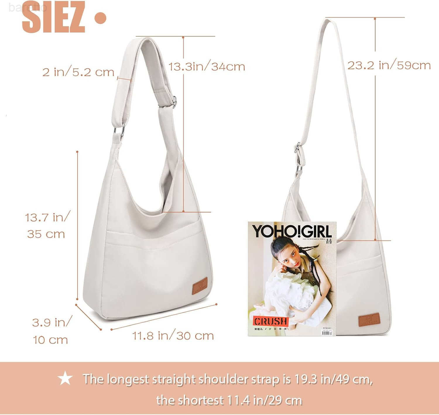 Canvas Tote Bag Largefor Women AESThetic Shoulder Purses Cute Simple Crossbody Purse Z250909
