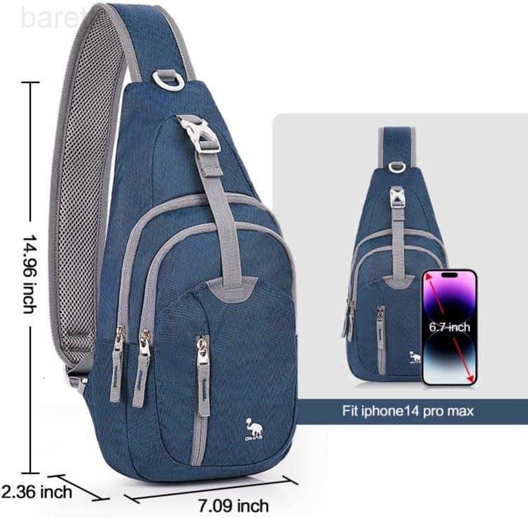 Sling Bag Crossbody Bags Men Travel Hiking Chest Daypack for Women One Strap Backpack Lightweight Over Shoulder Bag Z250909