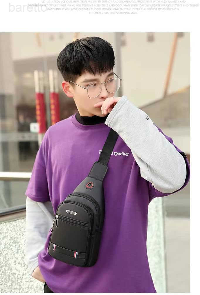chest bag canvas leisure bag sports small backpack oxford cloth single shoulder messenger bag Z250909