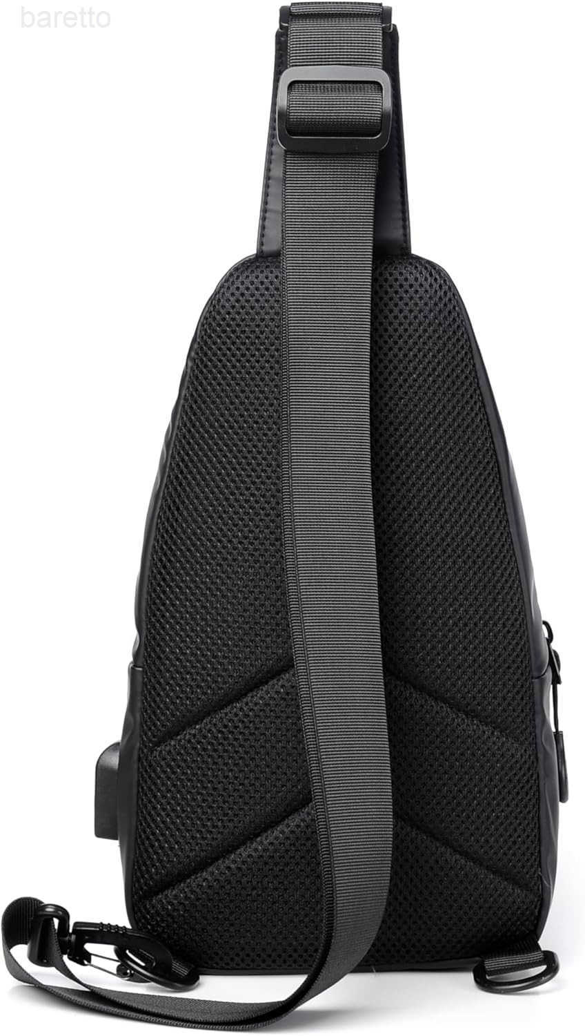 Bag for Men and Women Small Crossbody Chest Backpack with 3 Zippered Pockets Travel Hiking Shoulder Daypack Grey Z250909