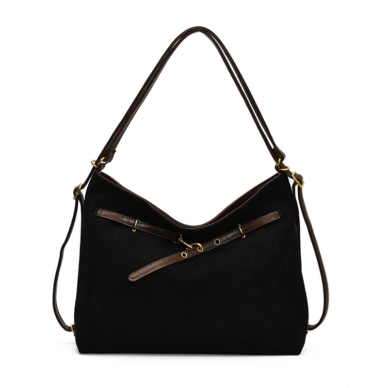 Designer bag free shipping Suede large capacity tote bag new autumn and winter casual commuting tote bag