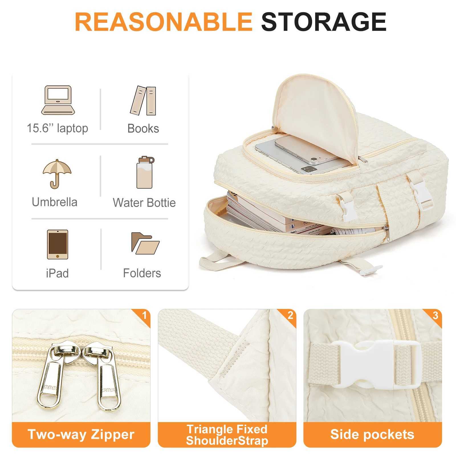 Backpack for Women Men Casual School Backpack Teen 156 inch Bookbag Lightweight Travel Rucksack College Laptop Backpack H250908