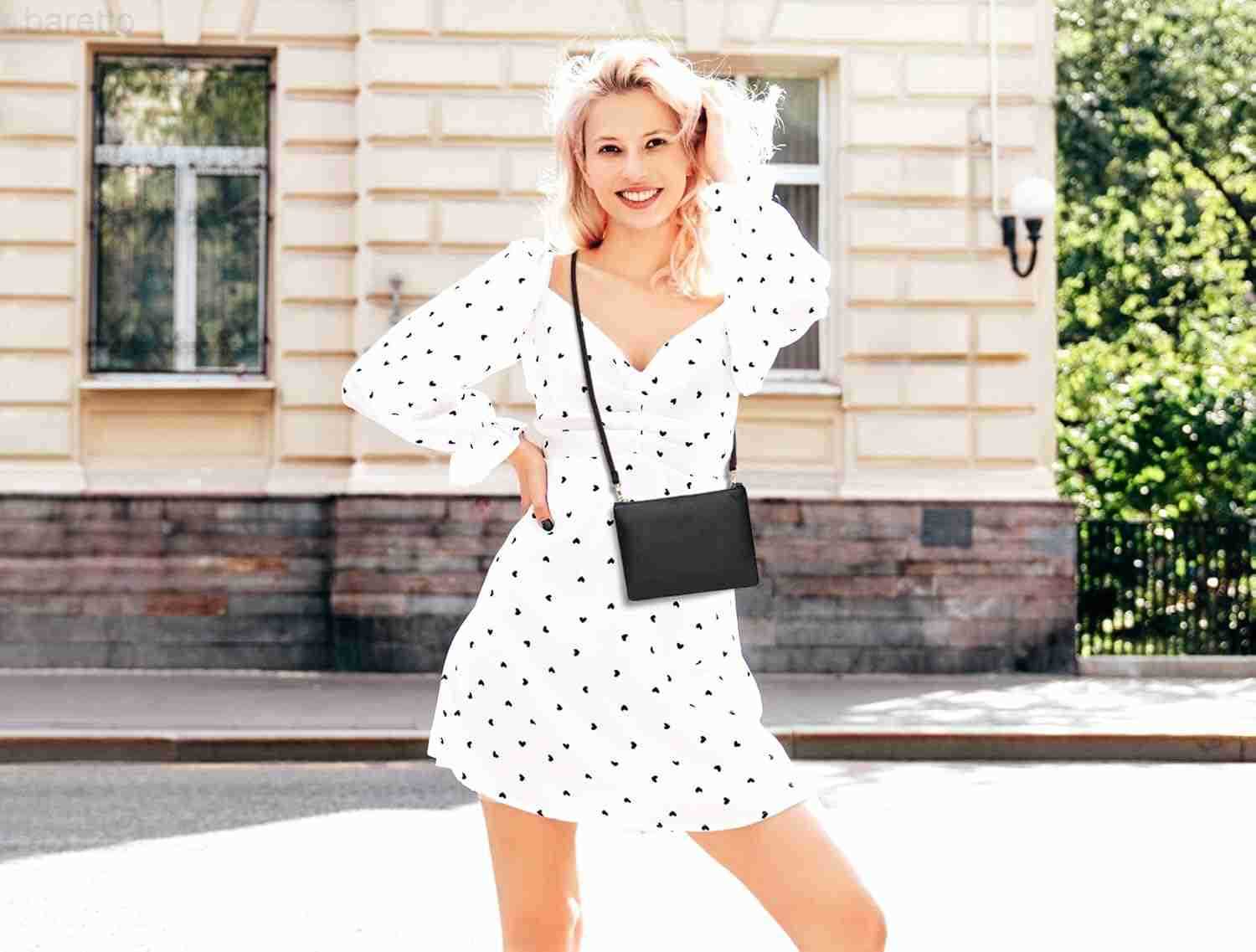 Crossbody Bags for Women Trendy Clutch Purse PU Leather Shoulder Bags with Adjustable Strap Z250909