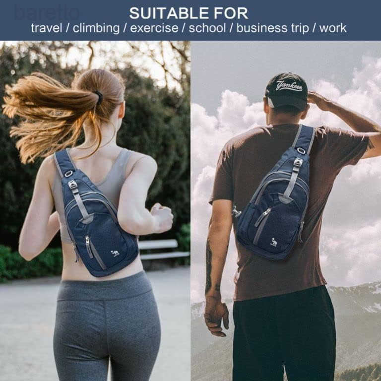 Sling Bag Crossbody Bags Men Travel Hiking Chest Daypack for Women One Strap Backpack Lightweight Over Shoulder Bag Z250909