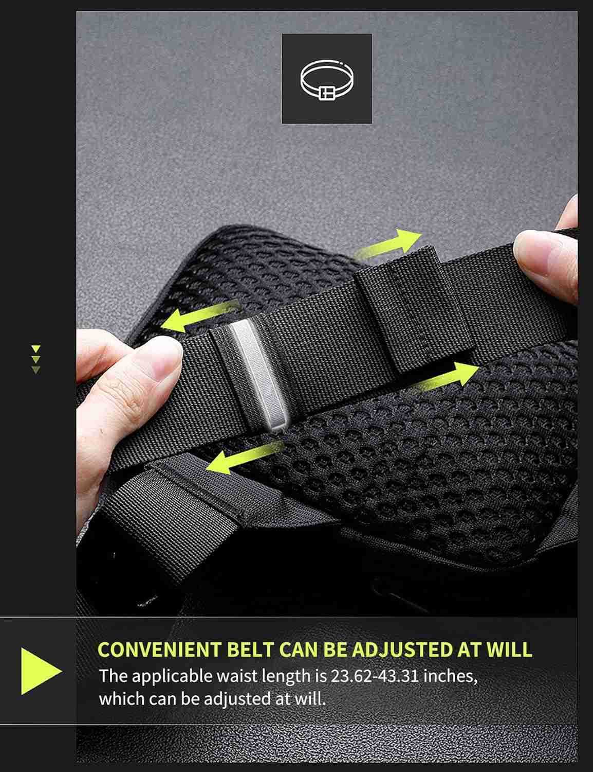 Mini Crossbody Sling Bag Dual Pocket Water Resistant Running Phone Holder Chest Shoulder Bag for Men Women Travel Gym Z250909