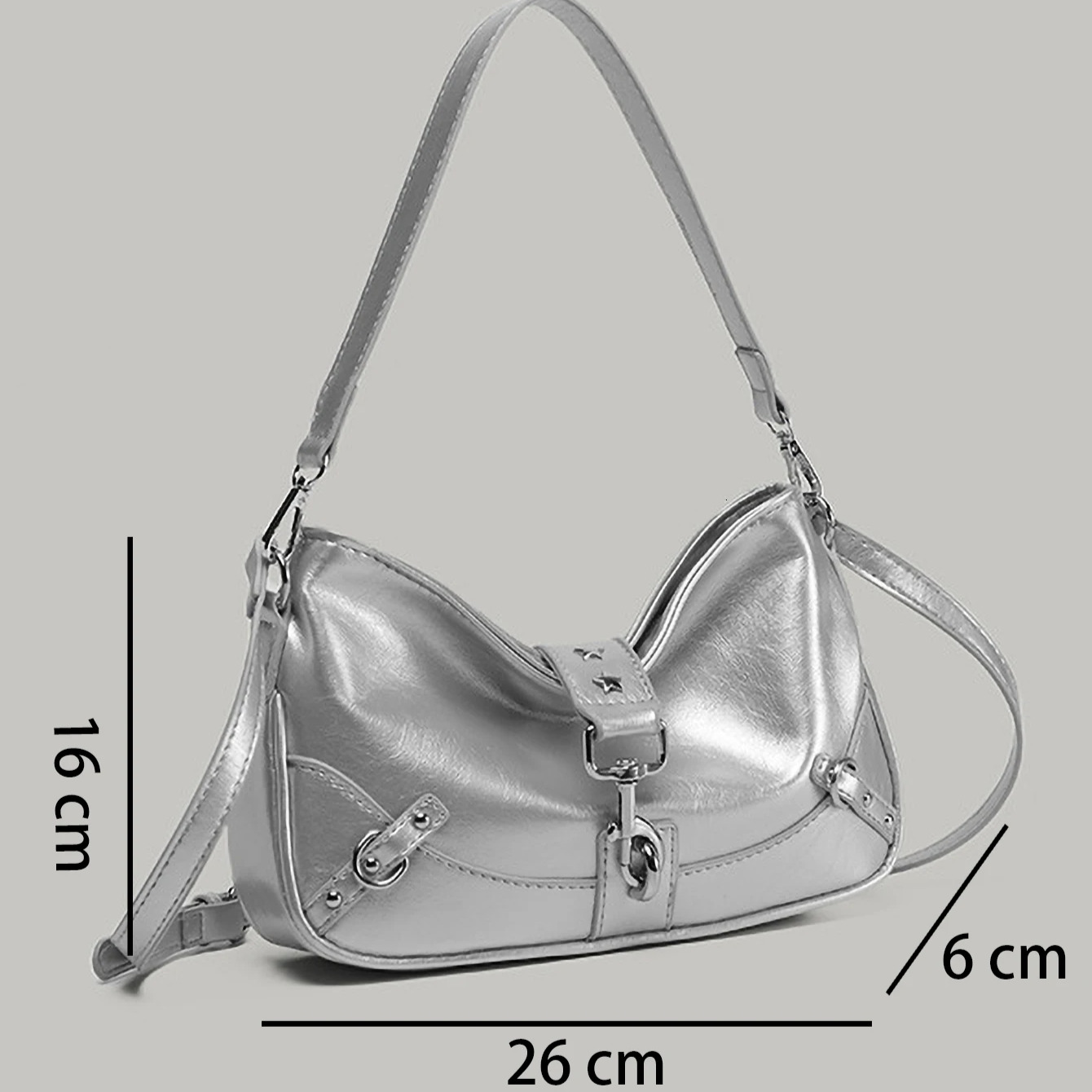 Hot Girl Y2K Handbag Shoulder Underarm Bag Fashionable Retro Style Versatile Commuter Bag Women's Shoulder Bag Autumn New design Designer Bag