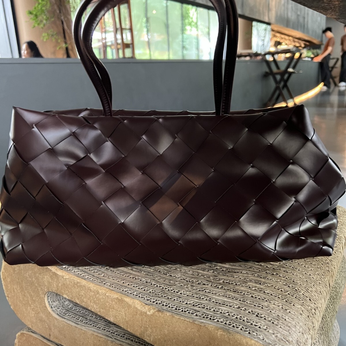 Leather Woven Women's Shoulder Bag Fashionable Large Capacity Armpit Bag Autumn New Designer Bag Niche Trend design Versatile Tote Bag Handbag