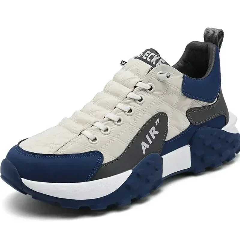 Thick Sole Mens Sneakers Fashion Man Shoe Versatile Vulcanized Shoe Lace Up Outdoor Running Shoes Antislip Zapatillas De Hombre L250908