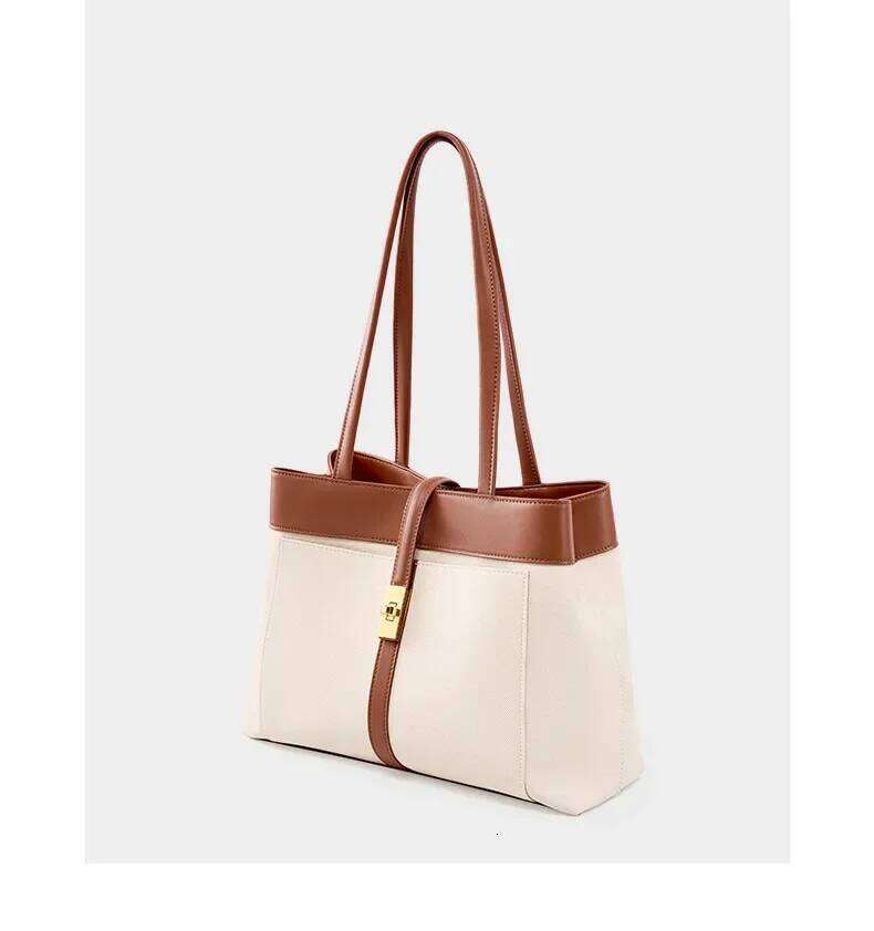 Designer Bags Women Genuine Leather Tote Bag 2024 Trend Brand Large Capacity Designer Handbag Fashion Shoulder Bags Luxury Bag