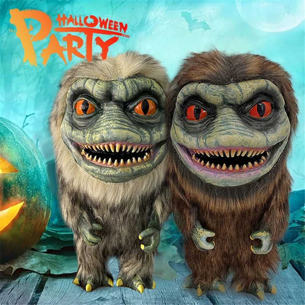 Halloween Stuffed Critters Plush Doll Creepy Prop Goth Plushie Cute Creative Calico Animal Monster Toys Figure Ornament Gifts H2509081