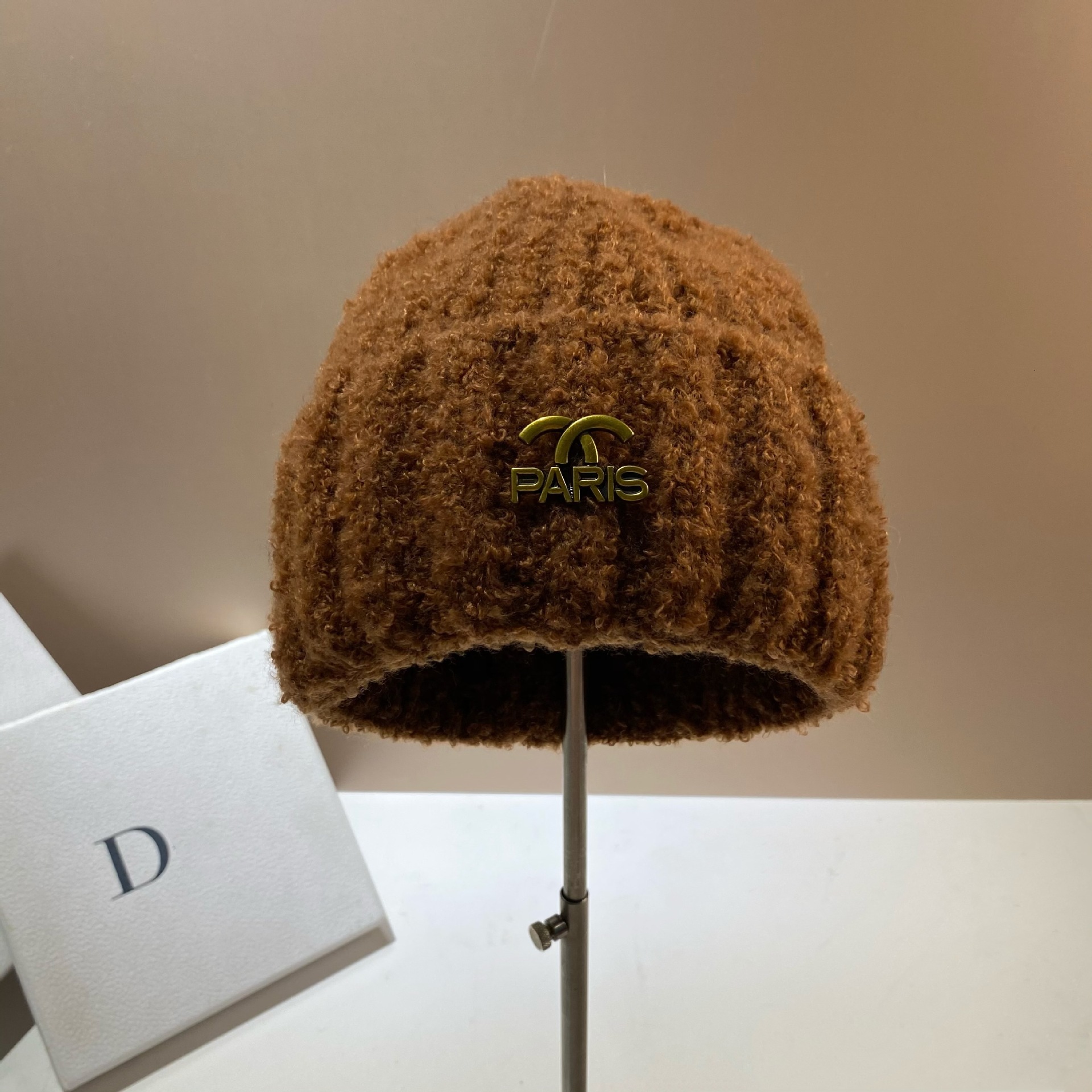 designer cap women hats little style lamb knitted autumn winter new warm wool outdoor cute teddy curly ear protection windproof hat