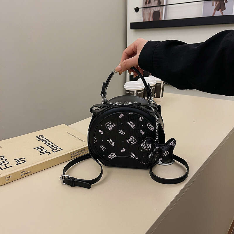 Kong Light Hong Luxury Cake For Women 2025 New Round Small Bag High-Quality Texture Spring Summer Crossbody Handbag